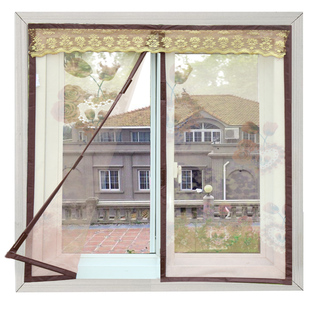 防蚊子纱窗纱网自粘式磁铁门帘魔术贴磁性窗户沙窗帘隐形自装家用