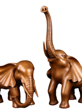 吉祥客厅办公室工艺品大象摆件