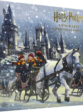 现货 哈利波特霍格沃茨圣诞立体书 英文原版 Harry Potter: A Hogwarts Christmas Pop-Up 精装 圣诞礼品书