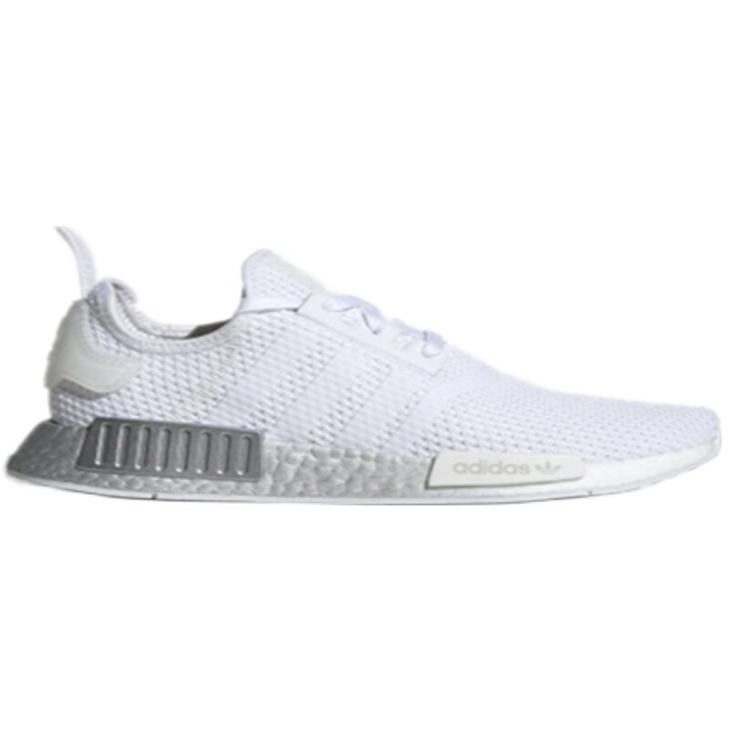 adidas三叶草女子舒适白银跑步鞋