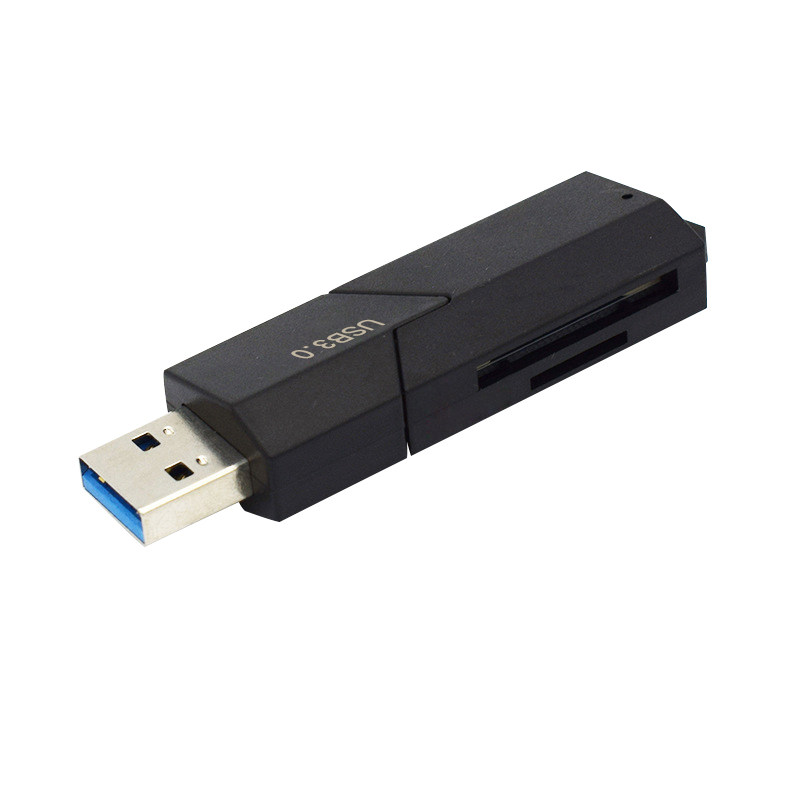 USB3.0读卡器TF+SD相机适用