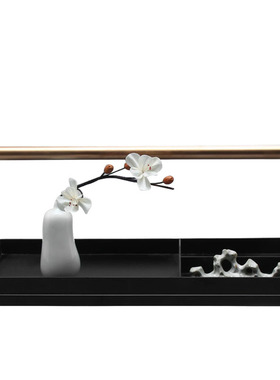 新中式创意客厅餐桌卧室托盘摆件