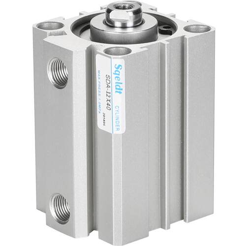 内牙内螺纹小型气缸气动薄型气缸SDA12-5x10*15X20/25-30-40-50SB