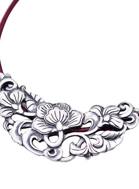 银莲花民族风时尚个性手工项坠