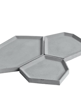 水泥花手工首饰化妆品拍照道托盘