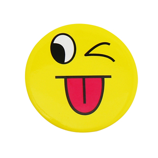 多色笑脸胸针酒店员工微笑牌徽章小配件饰品扣胸前别针儿童徽章