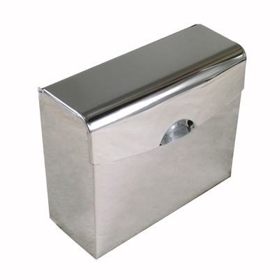 加厚不锈钢防水方形打孔手纸盒