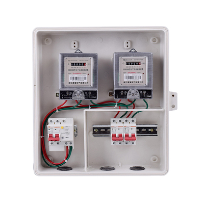 单相电子式家用电表套装1/2/3/4/6户 出租房电度表220V成套防火型