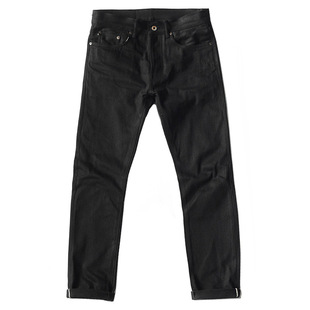 红风双染14.5oz赤耳丹宁修身牛仔裤男小脚裤复刻511和怒爹GT原牛