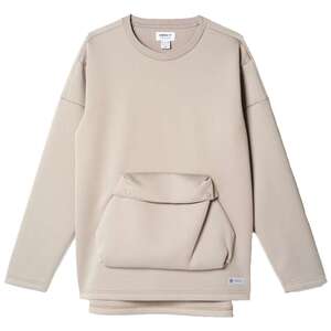 阿迪达斯三叶草男子太空棉套头衫 Regista 大口袋圆领卫衣 ay8523