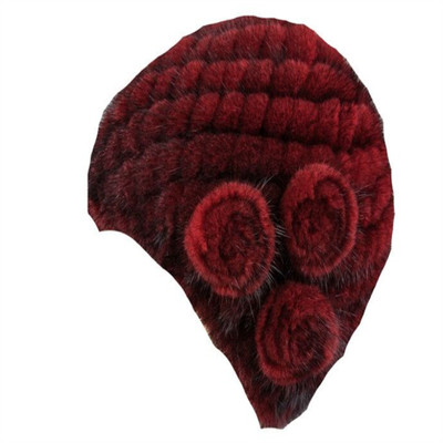 奶奶帽貂皮冬季加厚貂皮