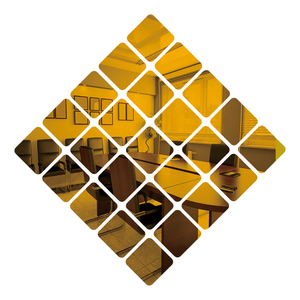 防碎穿衣镜简约现代创意粘贴无框墙贴全身镜子儿童镜立体镜试衣镜