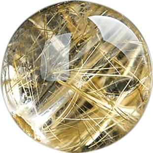 天然金发晶散珠半成品钛晶顺发圆珠子手链佛珠水晶饰品配件