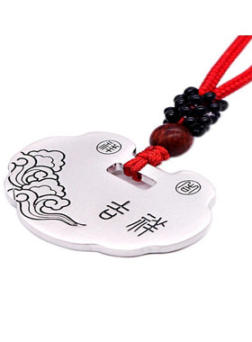 谢家银匠民族风999足银鲤鱼吊坠 足银马 麒麟    鸡吊坠