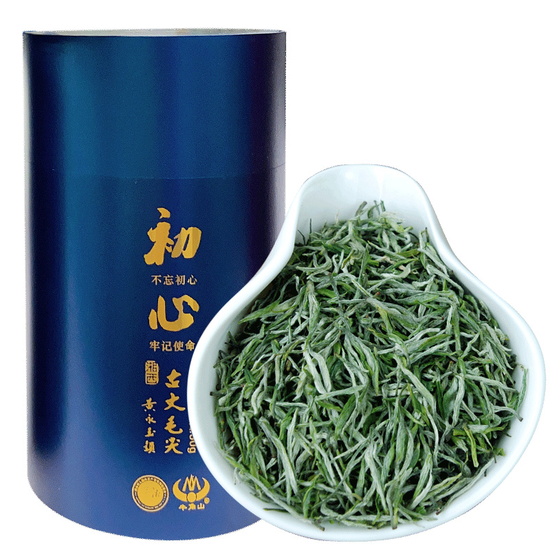 古丈毛尖茶叶绿茶2024新茶毛尖茶明前首日芽头采特级绿茶初心罐装