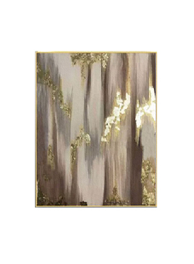 原创金箔沙发过道手绘油画包邮