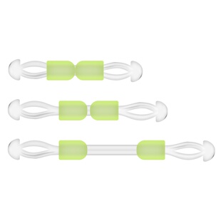 定距分叉器硅胶特级子线双钩分钩器防缠绕太空豆分线器神器小配件