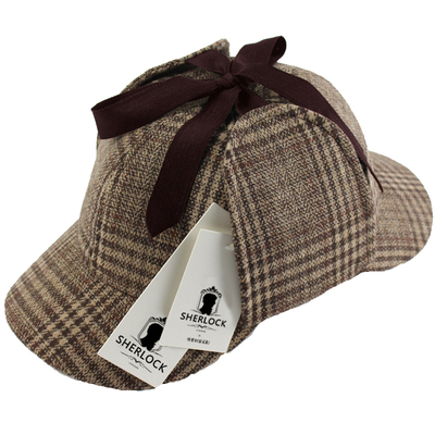 正品神探夏洛克侦探帽卷福猎鹿帽