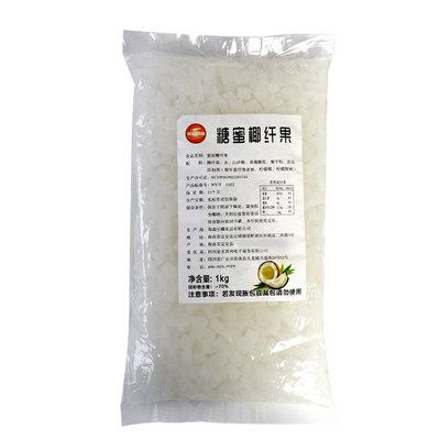 航帆瓶装方形奶茶店原材料椰果粒