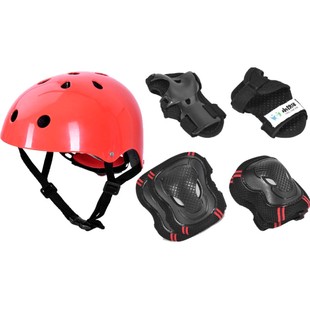 小伙伴溜冰鞋儿童轮滑护具安全帽平衡车防摔套装滑板运动护膝头盔