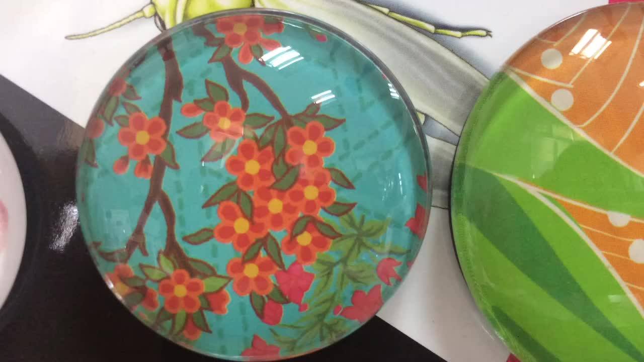 China Factory Custom New Decoration For Home Crystal Glass Fridge