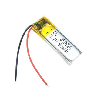 3.7v锂电池350926 智能手环 蓝牙耳机自拍杆LED灯可充电电芯90mAH