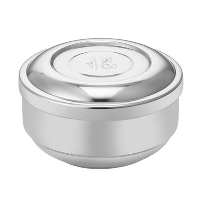 双层隔热防烫韩国料理不锈钢碗