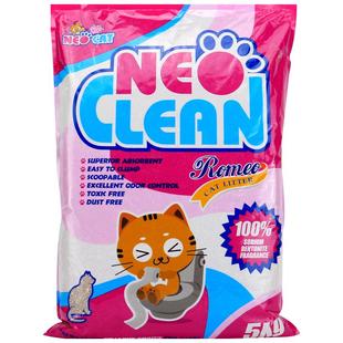 NEO膨润土猫砂 罗密欧有香凝结团猫砂 除强力臭低尘猫沙5kg*4包