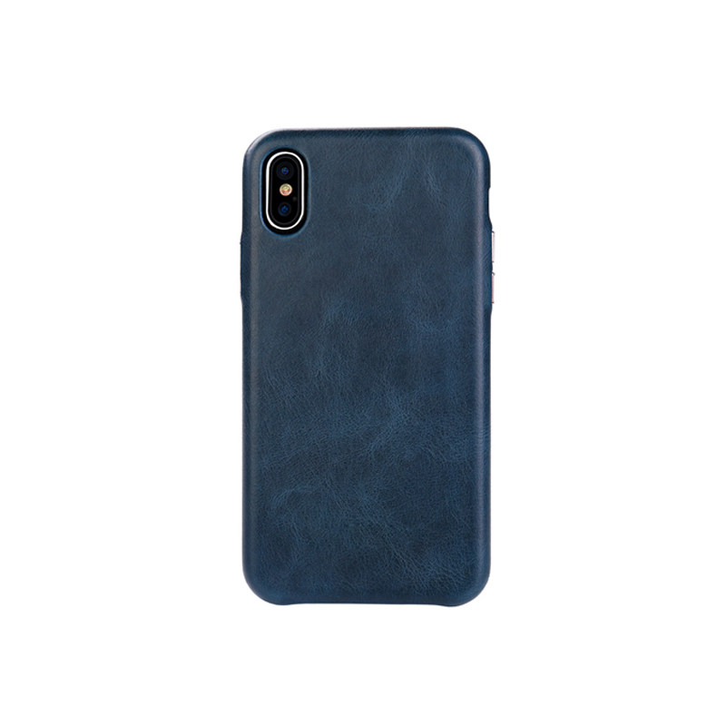 适用于iPhoneX真皮手机壳苹果XSMax超薄保护壳iPhoneXR牛皮保护套
