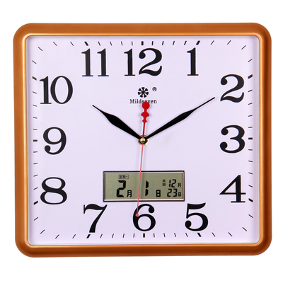 静音长方形卧室简约客厅挂钟