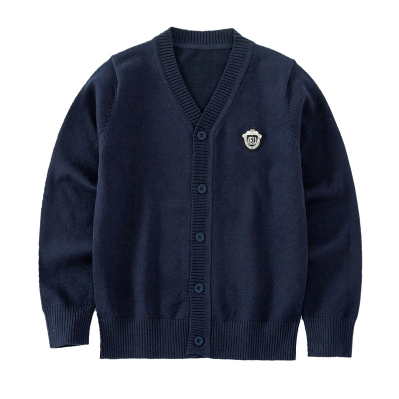 2025春秋新款男女童英伦学院风小学生校服开衫童装园服季毛衣班服