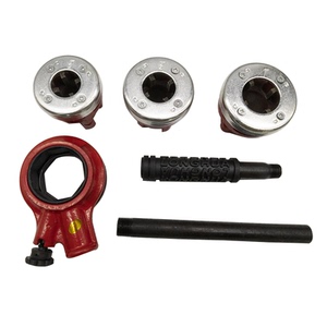 套丝工具手动沪工管子绞板74-1轻型套丝机镀锌管板牙4 6分1寸水管