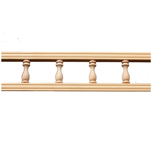 酒柜围栏廊桥装饰配件欧式木柱子车木护栏杆橱柜实木小葫芦小柱头