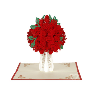 教师节3D立体贺卡 手工纸雕韩国创意情人节感恩感谢精美礼物卡片