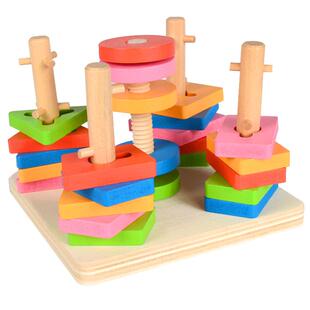 儿童玩具3-6周岁清仓处理认数字男女孩益智形状积木男女宝宝特价