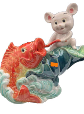 喜获大利生肖人气包邮石湾陶瓷