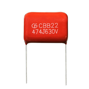 CBB22聚丙烯金属薄膜电容红色固定474J630V脚距20MM0.47J630V正品