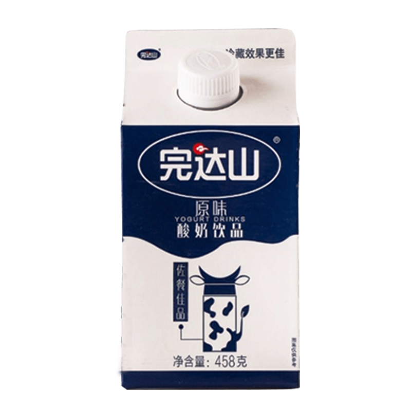 完達山佐餐佳品原味酸奶飲品高溫殺菌乳酸菌發(fā)酵早餐428g*12盒