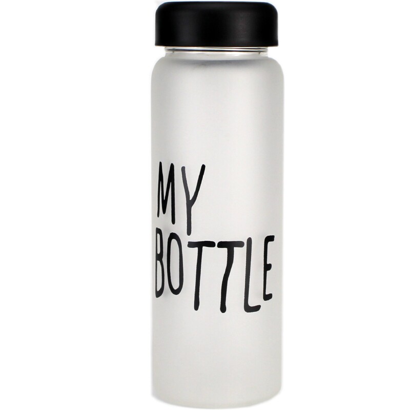 磨砂bottle原宿男女韩版玻璃杯