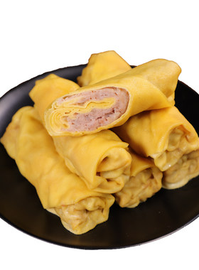 千张包百叶包鲜肉无锡特产美食