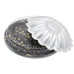 蒸马蹄糕向日葵模具 8寸 10寸年糕向日葵花蒸模 蛋挞发糕 包装盒