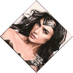 漫威神奇女侠WonderWoman惊奇队长Captainmarvel泰国波普艺术挂画