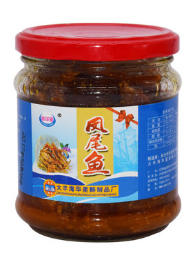 凤尾鱼 即食鱼罐头盐城东台特产秘制特色零食小吃麻辣凤尾鱼小鱼