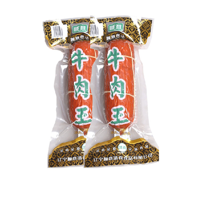 顺意清真穆斯林开袋即食牛肉肠
