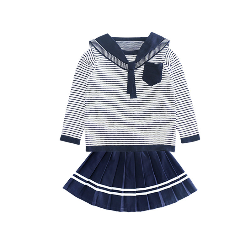 六年级小学生毕业照服装男女大童春夏装白衬衣短袖校服英伦风套装