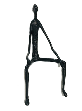 抽象人物样板间铁艺轻奢风装饰品