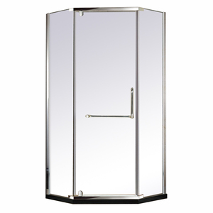 304不锈钢钻石型淋浴房淋浴隔断淋浴屏风卫浴门浴室玻璃门洗浴房