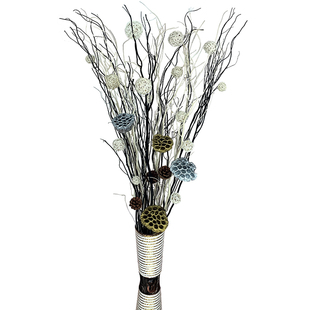 【龙柳】自然家居装饰摆设艺术干花干枝树枝拍摄道具龙柳枝曲柳