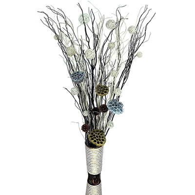 自然装饰摆设艺术拍摄龙柳枝干花