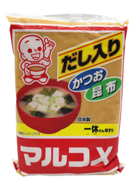 寿司材料味噌原装日本进口一休丸米味增汤料黄豆酱昆布味噌汤1kg